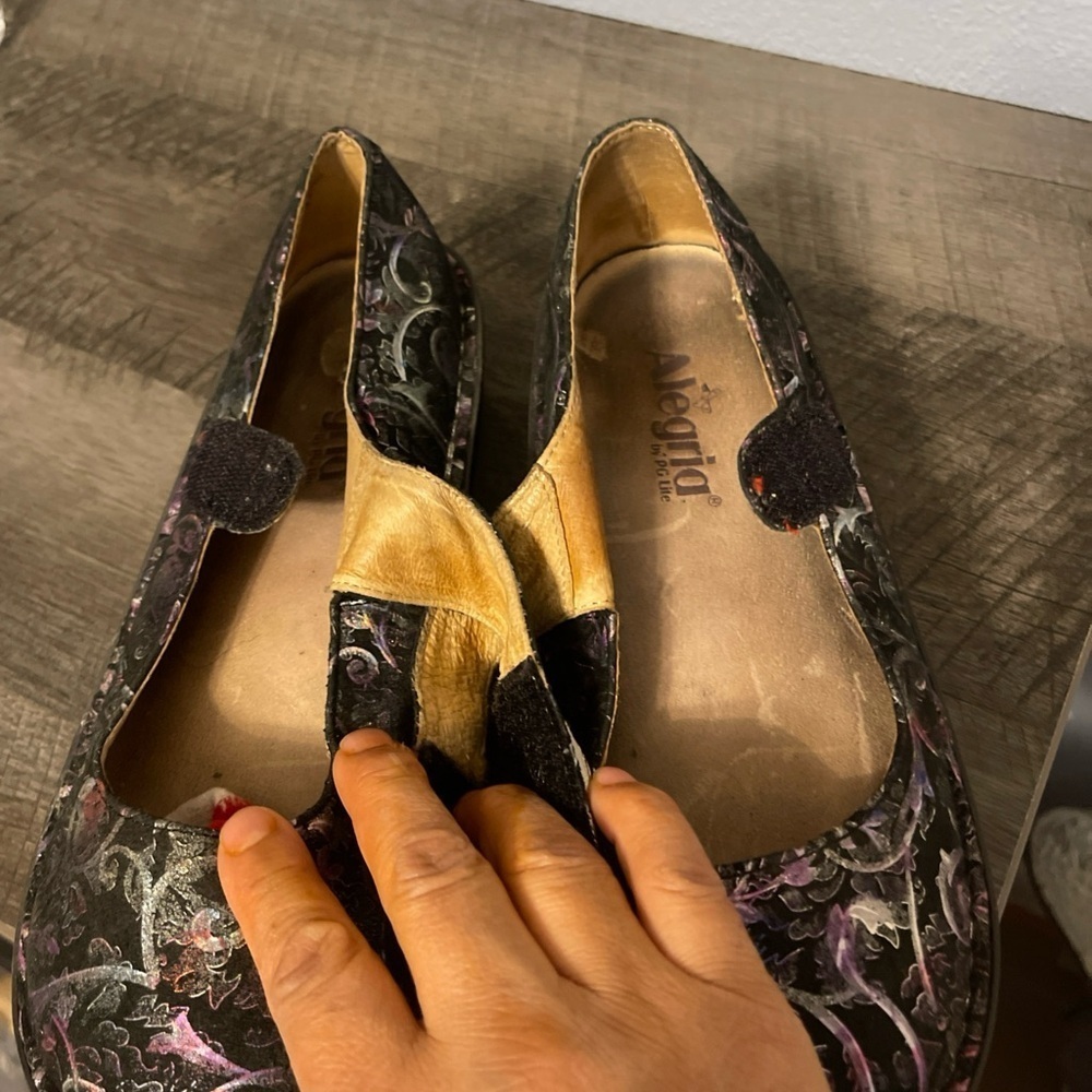 Alegria PAL-539 PG Lite Paloma Mary
Janes Iridescent Black Leather EU 37/
US 7.5 - Picture 3 of 13